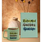 Bk Gift Yeşil Sert Kapaklı Defter ve Middle Kupa Seti, Arkadaşa Hediye, Yeni Iş Hediyesi, Doğum Günü Hediyesi-20