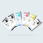 BK Hp 72 6 Renk Uyumlu Kartuş / Hp Designjet T610 / T620 / T770 / T790 / T795 / T1100 / T1120 / T1200 / T1300 / T2300 - Siyah