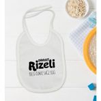 Bk Kids Dikkat Rizeli Tasarımlı Beyaz Bebek Mama Önlüğü-1 - 0 - 2 Yaş