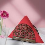BK Kişiye Özel Ahşap Peçetelik - Model 5-5