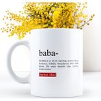 BK Kişiye Özel Baba Beyaz Kupa Bardak