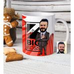 BK Kişiye Özel Bay Big Boss Karikatür Beyaz Kupa Bardak