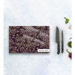 BK Kişiye Özel Cam Kesme ve Sunum Tablası 20X30CM Model 15