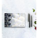 BK Kişiye Özel Cam Kesme ve Sunum Tablası 20X30CM Model 34