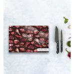 BK Kişiye Özel Cam Kesme ve Sunum Tablası 20X30CM Model 4