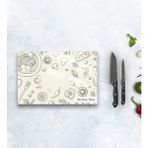 BK Kişiye Özel Cam Kesme ve Sunum Tablası 20X30CM Model 9
