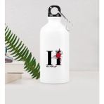 BK Kişiye Özel H Baş Harf ve Isimli Metal Suluk (500 Ml.)