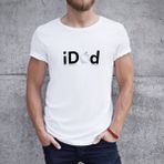 BK Kişiye Özel Idad Tasarımlı Beyaz Erkek Tişört - 1 Xx Large - XXL