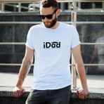 BK Kişiye Özel Idad Tasarımlı Beyaz Erkek Tişört - 2 Small