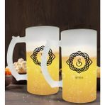 BK Kişiye Özel Isimli 2’li Buzlu Cam Bira Bardağı 50cl-19