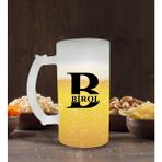 BK Kişiye Özel Isimli Buzlu Cam Bira Bardağı 50CL-31