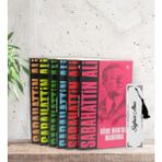 BK Kişiye Özel Isimli Kitap Ayracı ve Sabahattin Ali Serisi(6 Kitap) Hediye Seti - Ahşap