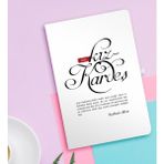 BK Kişiye Özel Mânâ Kız Kardeş Beyaz Defter