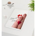 BK Kişiye Özel Sevgililer Günü Beyaz Defter-80