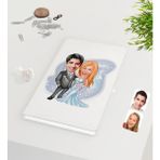BK Kişiye Özel Sevgililer Günü Temalı Evleniyoruz Karikatürlü Beyaz Defter-5