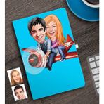BK Kişiye Özel Sevgililer Karikatürlü Defter-11