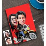 BK Kişiye Özel Sevgililer Karikatürlü Defter-17