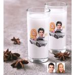 BK Kişiye Özel Sevgililer Karikatürlü Ikili Rakı Bardağı Seti-53