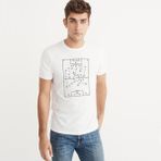 BK Kişiye Özel Taktik Tahtası Beyaz Erkek Tişört - 1 Medium
