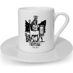 BK Kişiye Özel Tarot Fortitude (Metanet) Türk Kahvesi Fincanı