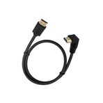 BK Teknoloji 270° Açılı HDMI Kablo 1.5 Metre – L Tipi Erkek-Erkek Görüntü Kablosu