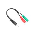 BK Teknoloji 3.5mm Stereo Kulaklık Mikrofon Ses Ayırıcı Kablo Adaptörü