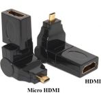BK Teknoloji 360 Derece Haraketli Micro HDMI Erkek To HDMI Dişi Dönüştürücü
