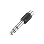 BK Teknoloji 6.35MM 1/4" Stereo Fiş Erkek - Rca Dişi Ses Jakı Dönüştürücü Adaptör