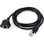 BK Teknoloji Panel Montaj RJ45 Erkek RJ45 Dişi Uzatma Lan Kablosu-1.5 Metre