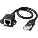 BK Teknoloji Panel Montaj RJ45 Erkek RJ45 Dişi Uzatma Lan KABLOSU-30CM