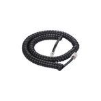 BK Teknoloji Telefon Ahize Spiral Kordon Kablosu 4p/4c - Siyah
