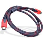 BK Teknoloji Yüksek Hızlı Full Hd 3D Örgülü HDMI Kablo - 1.5 Metre