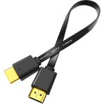 BK Teknoloji Yüksek Kalite Full Hd 1080P Flat Yassı HDMI Kablo - 50CM