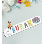 BK Toys Çocuklara Özel İsimli Ahşap Eğitici 3 Puzzle