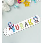 BK Toys Çocuklara Özel İsimli Ahşap Eğitici 5 Puzzle