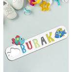 BK Toys Çocuklara Özel İsimli Ahşap Eğitici 8 Puzzle