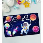 BK Toys Çocuklara Özel Uzay Konseptli Büyük Boy Ahşap Eğitici Yapboz 50X30 cm Puzzle