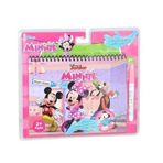 BK008 Gepettoys, Minnie Sihirli Boyama Kitabı Kız Erkek Çocuk Oyuncak Eğitici Oyuncaklar