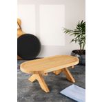BKC HOME Ahşap Bambu Stand Sunum Tabağı Servis Tablası Organizer Tepsi