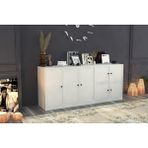 BKConcept KNS-1063-Ç Beyaz 160 cm Dolaplı Konsol