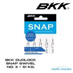 Bkk Duolock 51 Snap Swivel No: 3 51 kg Klips