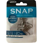 Bkk Duolock Snap Swivel-51 No:3 Klipsli Fırdöndü (5'li Paket)