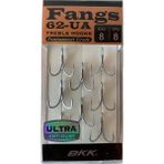 Bkk Fangs-62 Ua Üçlü Olta İğnesi 8'Li Paket No:8