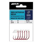 Bkk Red Octopus Beak Straight Eye Olta Iğnesi - 5/0