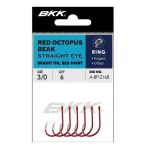 Bkk Red Octopus Beak Straight Eye Olta İğnesi