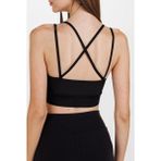 Bkm Sırt Çapraz Askılı Büstiyer - Siyah - L - XL