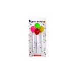Bkmc 4 Lü Çubuklu Balon Rengarenk Mum