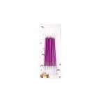 Bkmc 6 Lı İnce Uzun Pembe Mum 13Cm