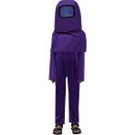 Bkmc Among Us Cosplay Uzaylı Astronot Kostümü Mor - 4 - 5 Yaş