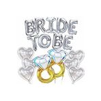 Bkmc Bekarlığa Veda Partisi parti seti Bride To Be Balon Set GÜMÜŞ bmcNM1110